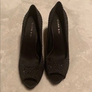 Gorgeous black studded heels